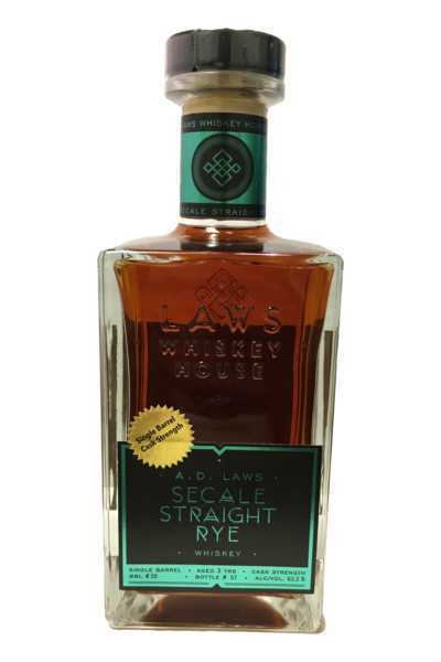 A.D.-Laws-Secale-Straight-Rye-Whiskey-(Molly’s-Single-Barrel)