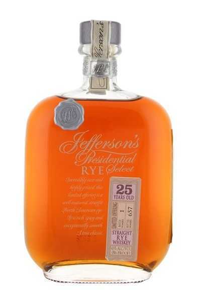 Jefferson’s-Presidential-Select-25-Year-Rye-Whiskey