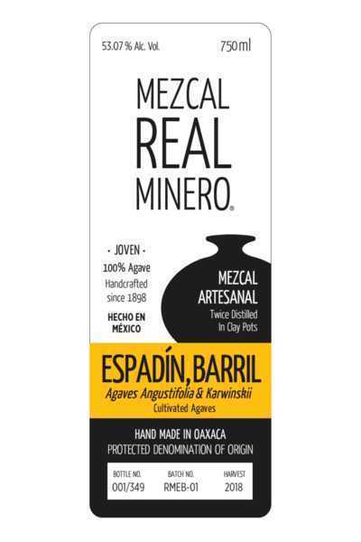Real-Minero-Mezcal-Espadin,-Barril-Artesanal