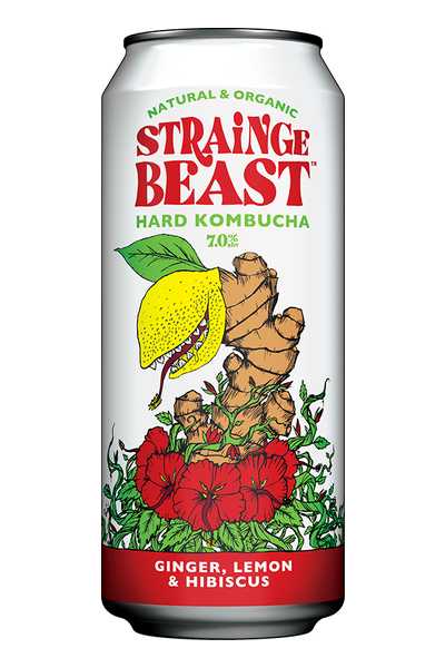 Strainge-Beast-Ginger-Lemon-&-Hibiscus-Hard-Kombucha