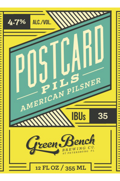 Green-Bench-Postcard-Pilsner