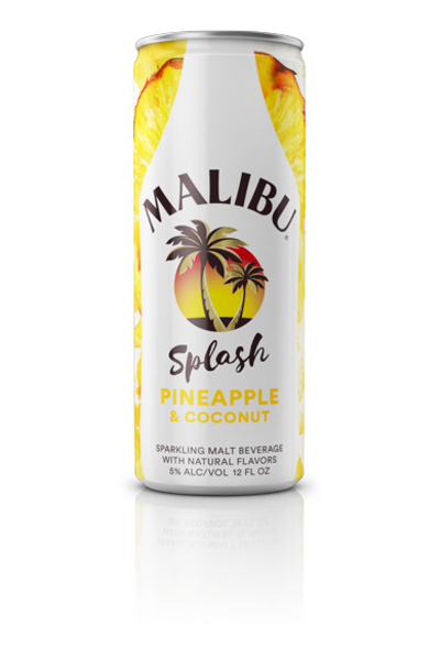 Malibu-Splash-Pineapple-&-Coconut-Sparkling-Malt-Beverage